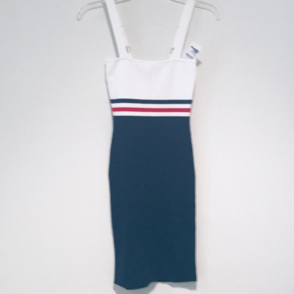 Charlotte Russe NWT Patriotic Adjustable Dress - Picture 1 of 4